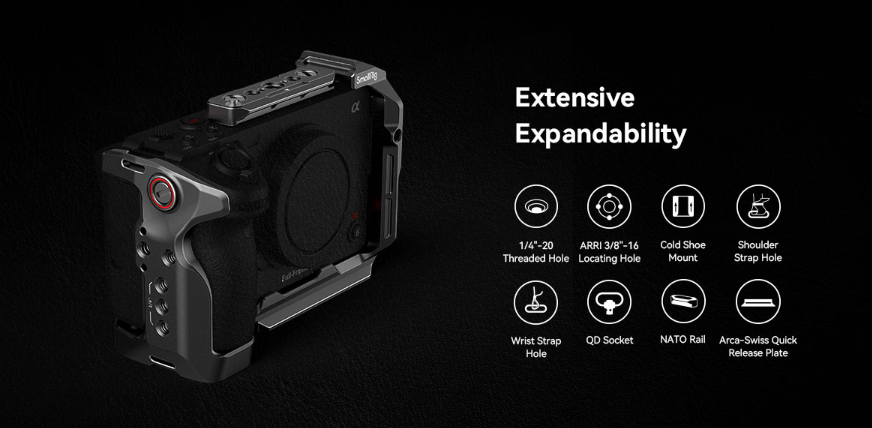 Для чего нужна клетка SMALLRIG 4184 для камеры Sony FX30/FX3